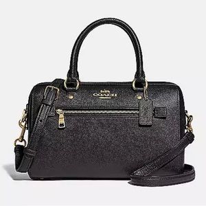 Rowan Satchel - gold accent and emblem